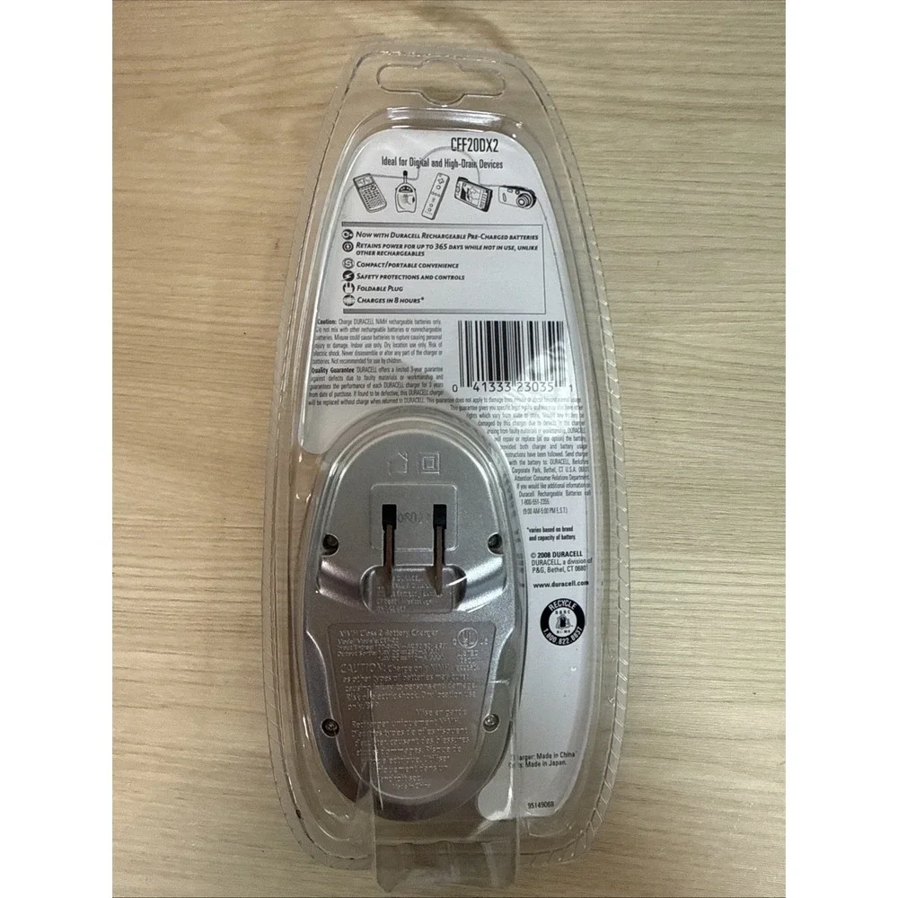 DURACELL Battery Charger 2 Rechargeable - Pink & 2 AA NiMH Batteries Brand New‎